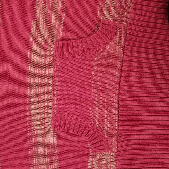 OP Hooded Pink and Gray Pullover Sweater Size XXL - Picture 5 of 6